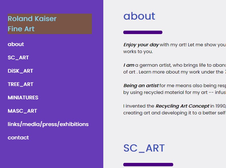 art-paintings-graphics-objects.aarontec.de, 2001 - 2025